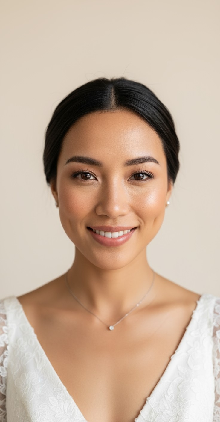 After Hair Bun Hairstyle For Wedding